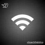 Wi-Fi Symbol Sticker